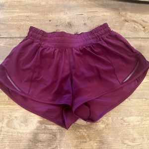 Ladies size 4 regular Lululemon running shorts
